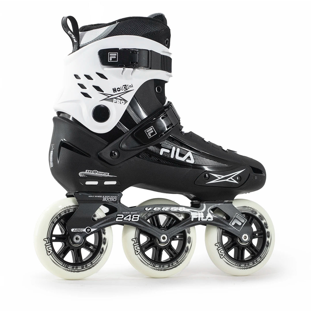 Fila Houdini PRO 110mm Black/White Abec 9 Skates LAUNCH