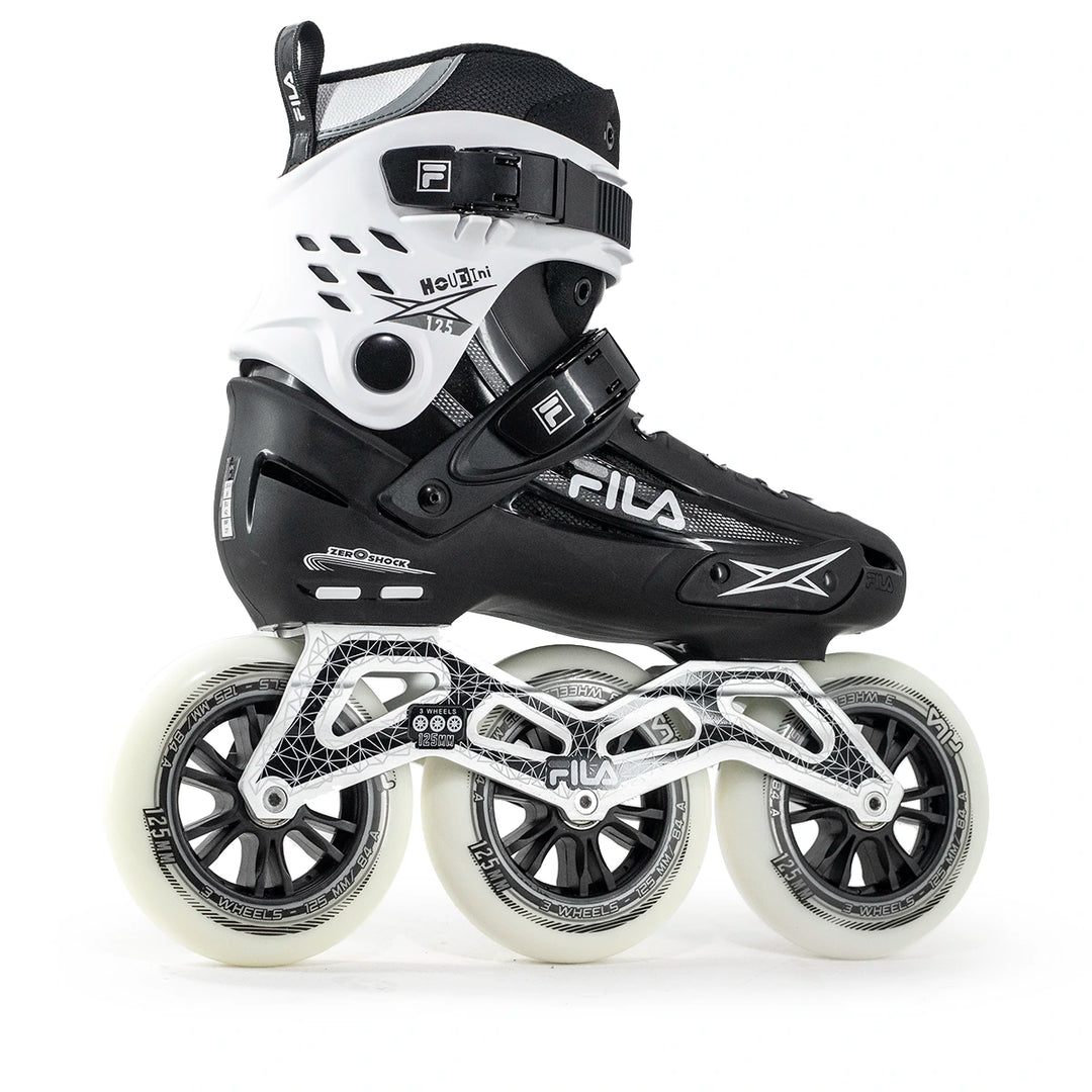 Fila Houdini PRO 125mm Black/White Abec 9 Skates LAUNCH