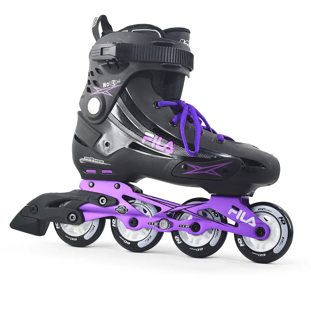Fila Madame Houdini Purple Custom 80mm Abec 11 Skates
