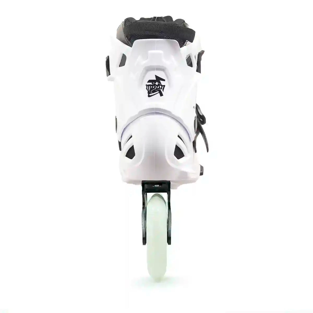 Patins Munchi M10 Branco 3 Rodas Led 110mm Abec-11