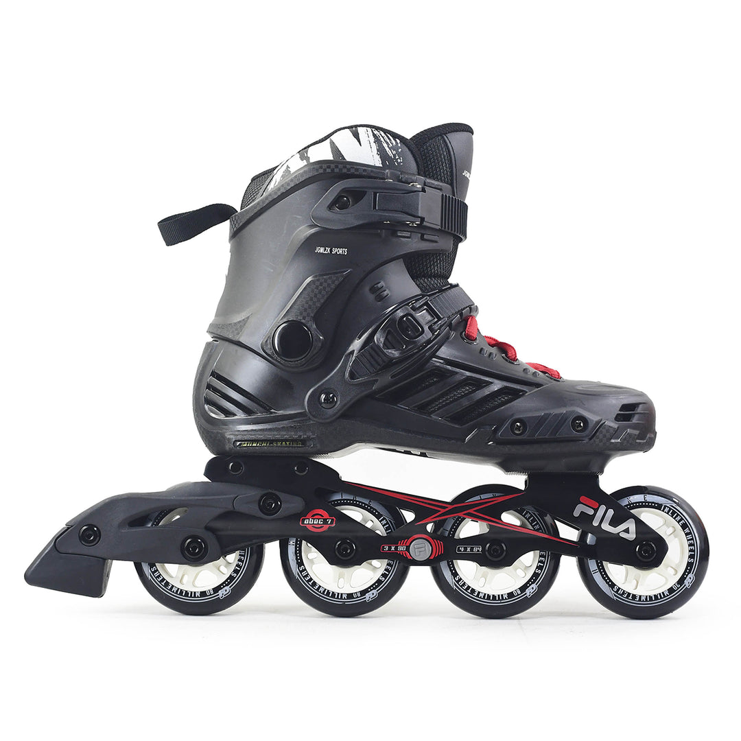 Munchi Inline Skates Fila Hybrid Base and 80mm 85a ABec13 Wheels