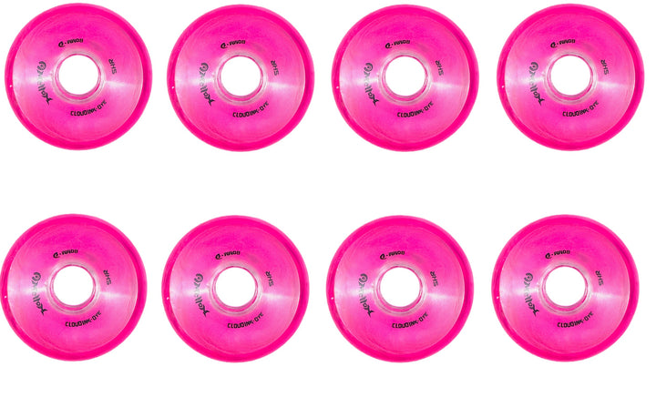 8 Rodas Mellon de alta Performance 80mm 85a Cor Rosa