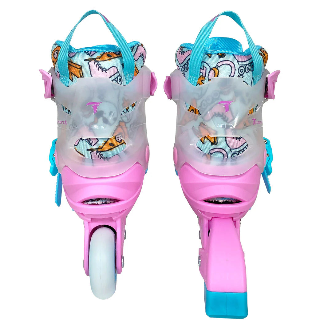 Patins Traxart Infantil Ajustável Star Light Com LED Abec-9