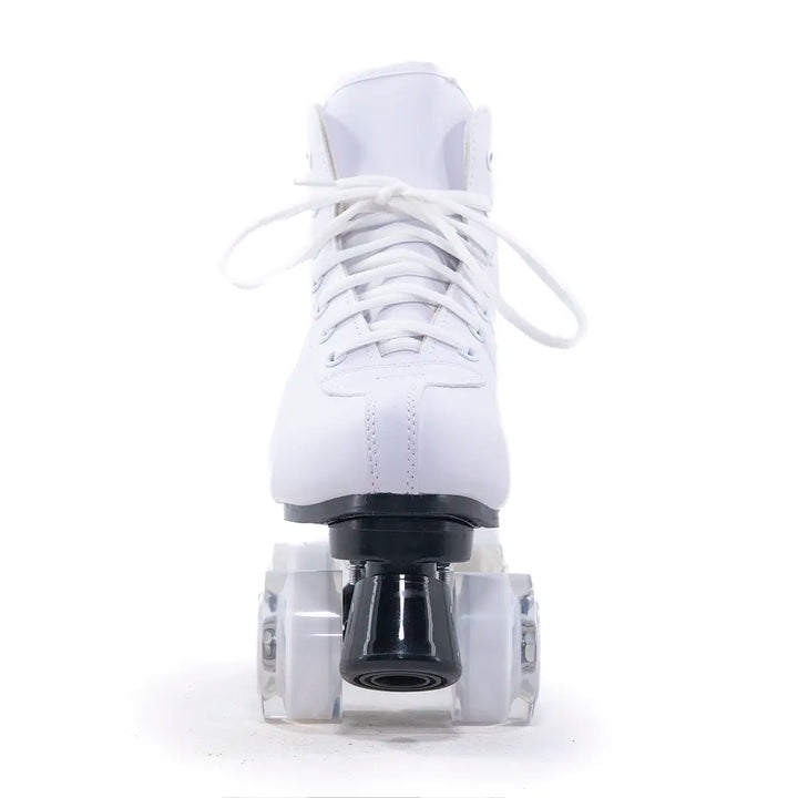 Patins Quad Tradicional Munchi Branco Com Rodas 58x32mm Abec-5