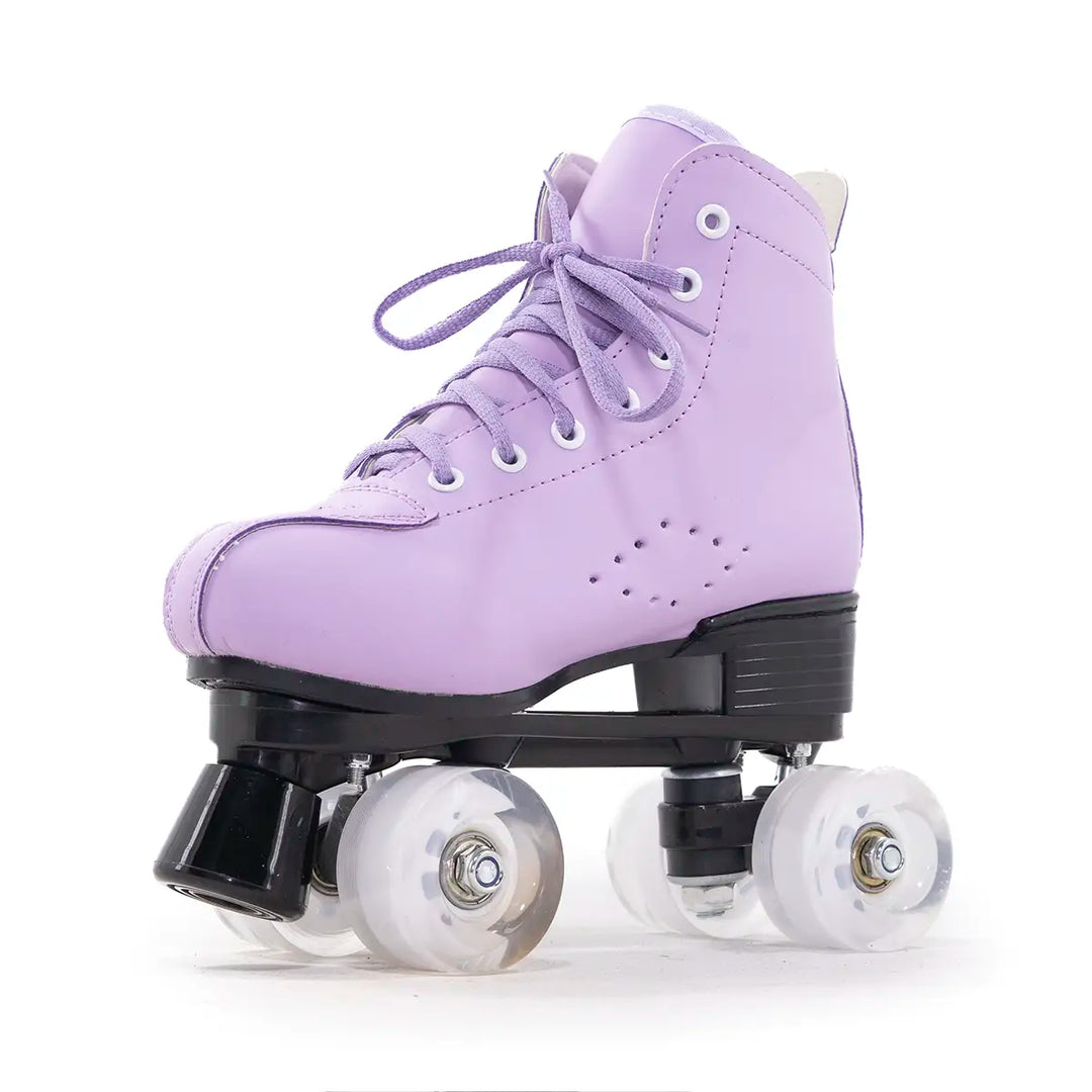 Patins Quad Tradicional Munchi Lilás Com Rodas 58x32mm Abec-5