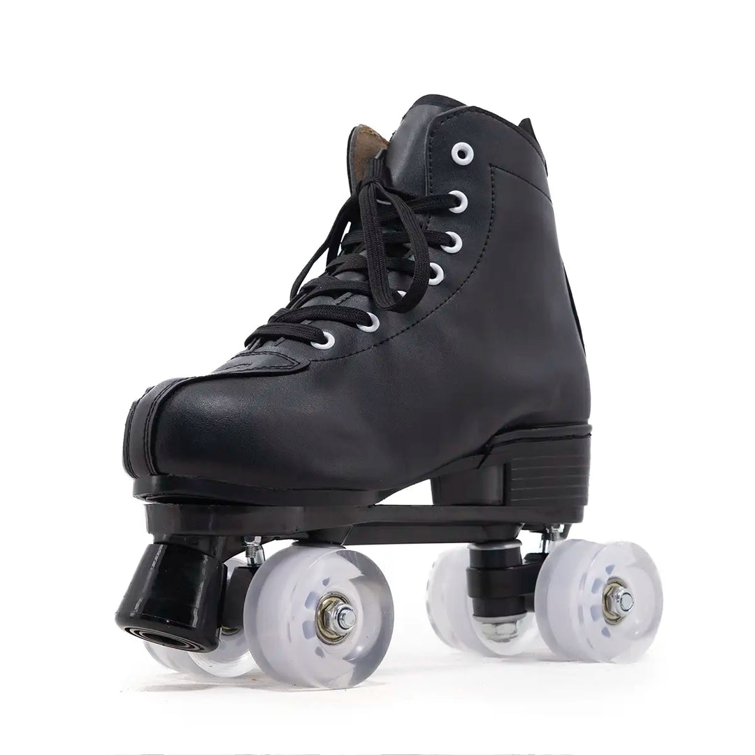 Patins Quad Tradicional Munchi Preto Com Rodas 58x32mm Abec-5