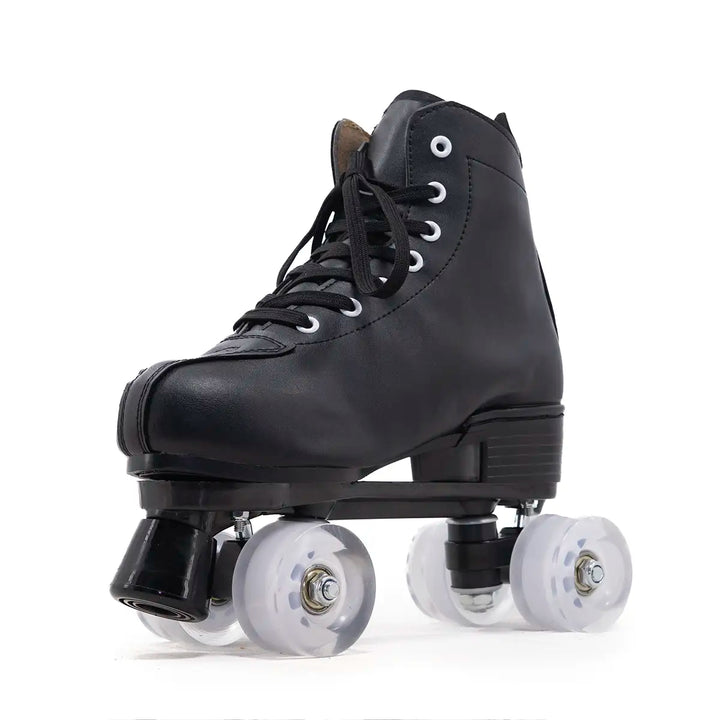 Patins Quad Tradicional Munchi Preto Com Rodas 58x32mm Abec-5