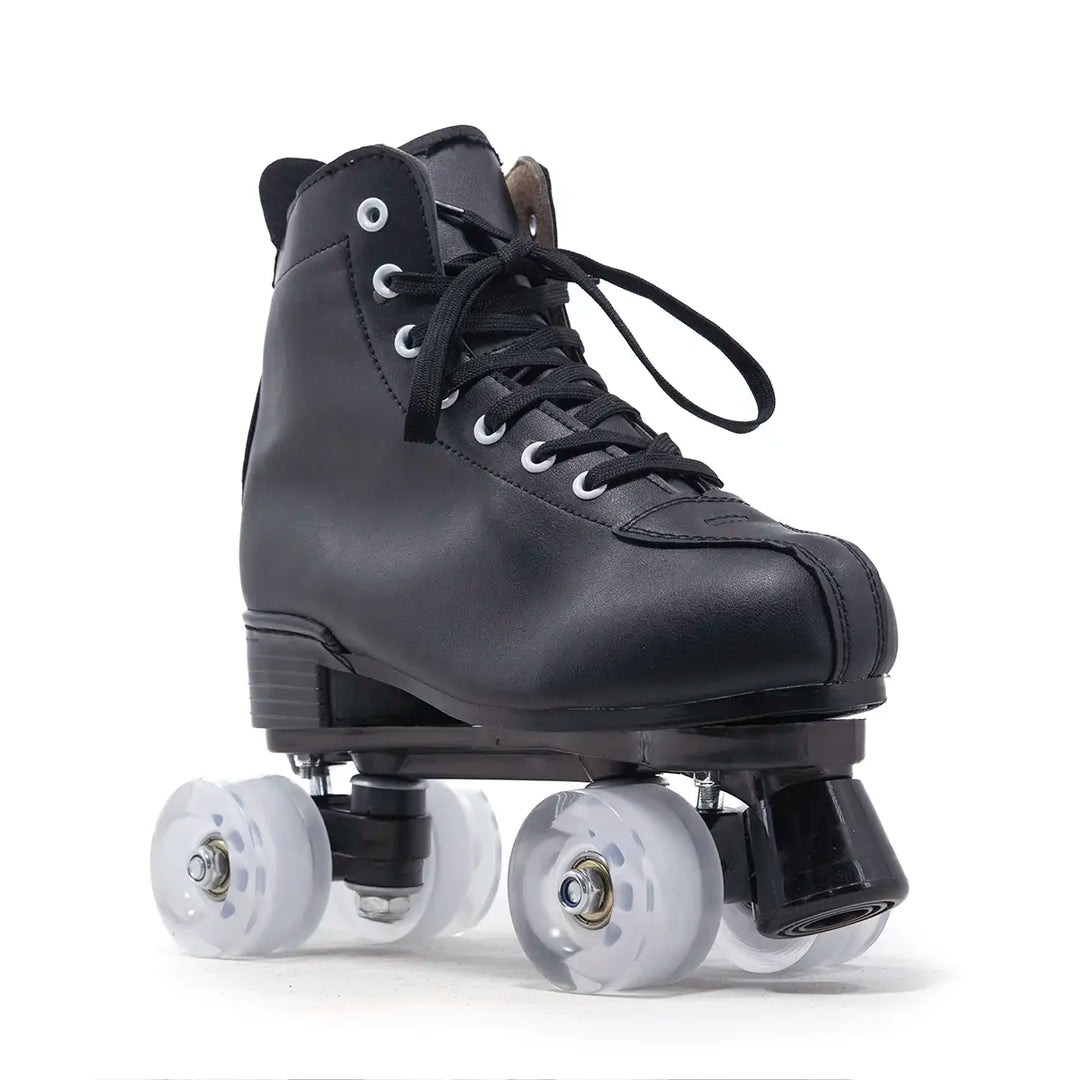 Patins Quad Tradicional Munchi Preto Com Rodas 58x32mm Abec-5