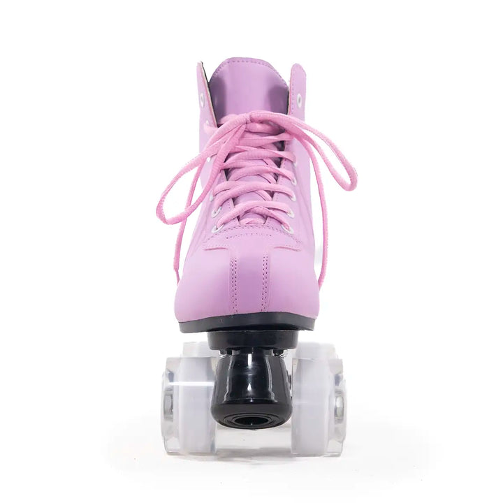 Patins Quad Tradicional Munchi Rosa Com Rodas 58x32mm Abec-5