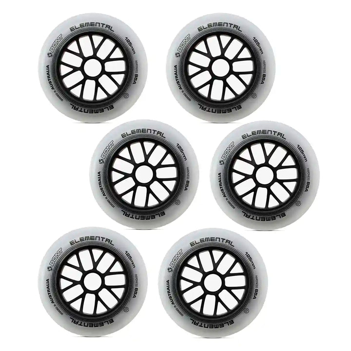 Rodas Bont Para Patins Speed Urbano 125mm 85a Alto Desempenho 6u
