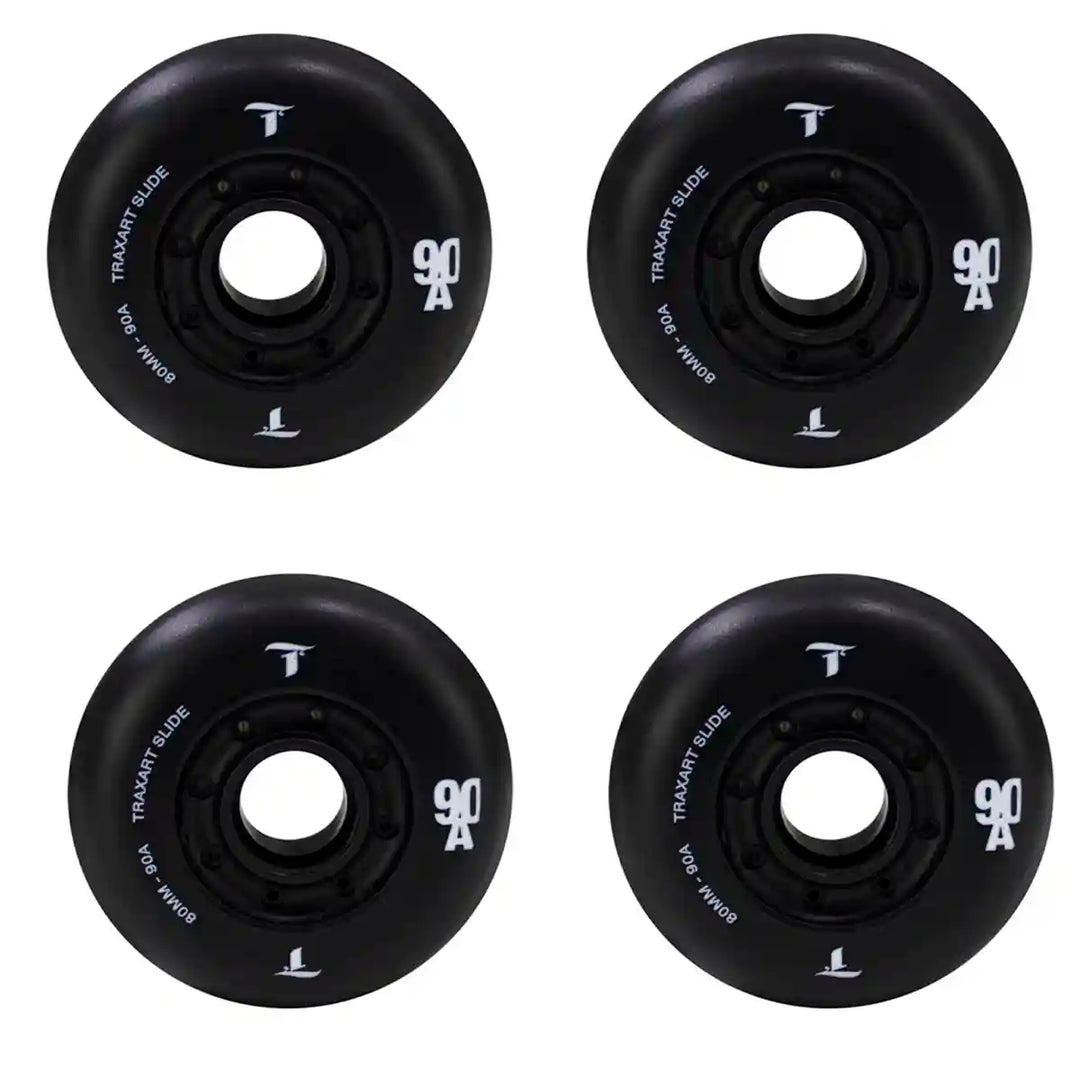 Jogo de Rodas Traxart para Slide 80mm 90a 4 rodas
