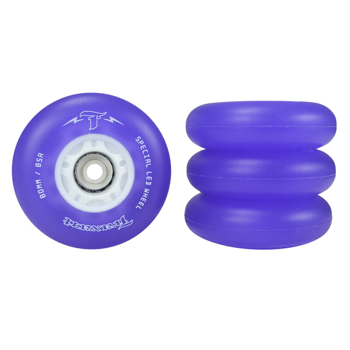 4 Traxart 80mm 83A Led Wheels