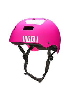 Niggli Iron Light Pink Helmet with Niggli PP Pro Foam