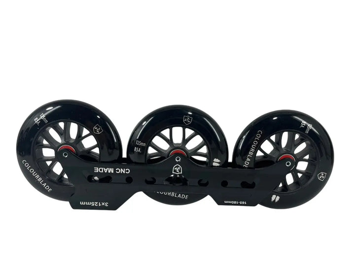 Base P/ Patins Mikoyan Roller Inline 125mm Rodas 85a Abec-7