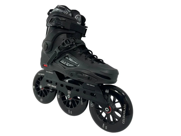 Patins Inline Mikoyan Black 125mm e rolamentos Abec7