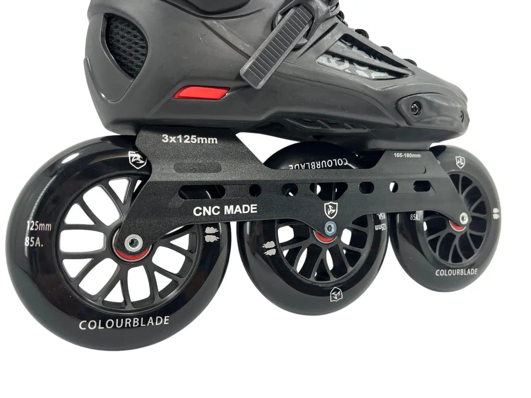 Patins Inline Mikoyan Black 125mm e rolamentos Abec7