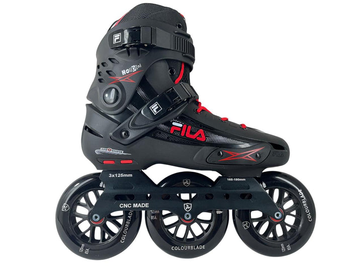 Patins Fila Houdini PRO 125mm Preto/Vermelho abec7 125mm