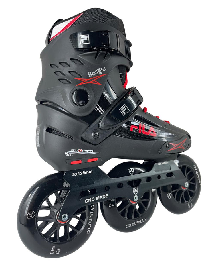 Patins Fila Houdini PRO 125mm Preto/Vermelho abec7 125mm