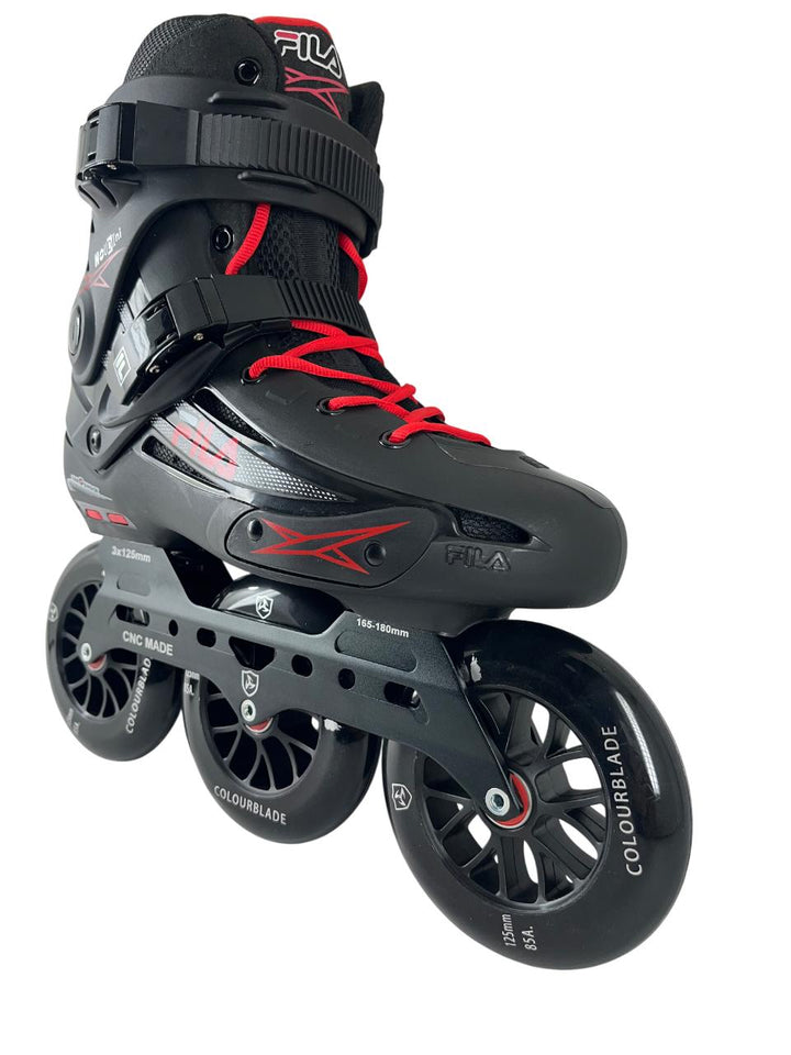 Patins Fila Houdini PRO 125mm Preto/Vermelho abec7 125mm
