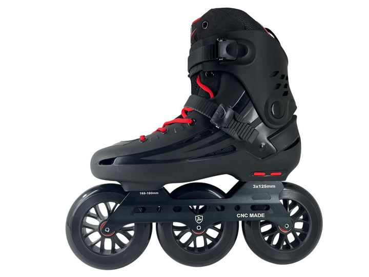 Patins Fila Houdini PRO 125mm Preto/Vermelho abec7 125mm