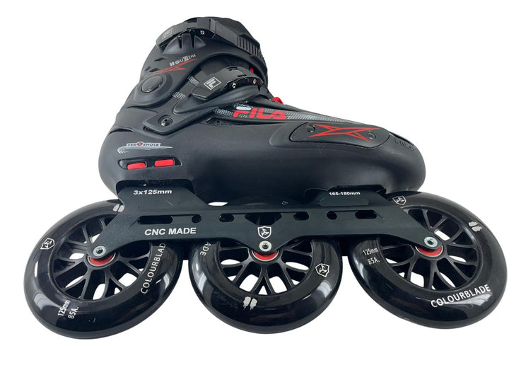 Patins Fila Houdini PRO 125mm Preto/Vermelho abec7 125mm
