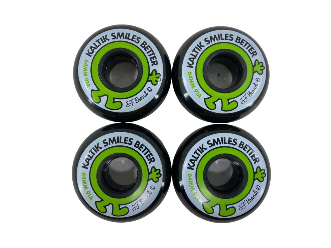 JUEGO RUEDAS STREET KALTIK SMILES BETTER 64mm 91a - 4 ruedas