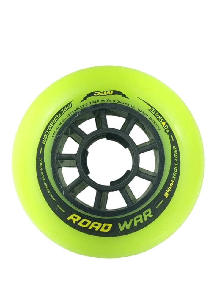 8 Wheels MPC Road War 80mm 85a Marathon Asphalt Speed ​​Premium Black