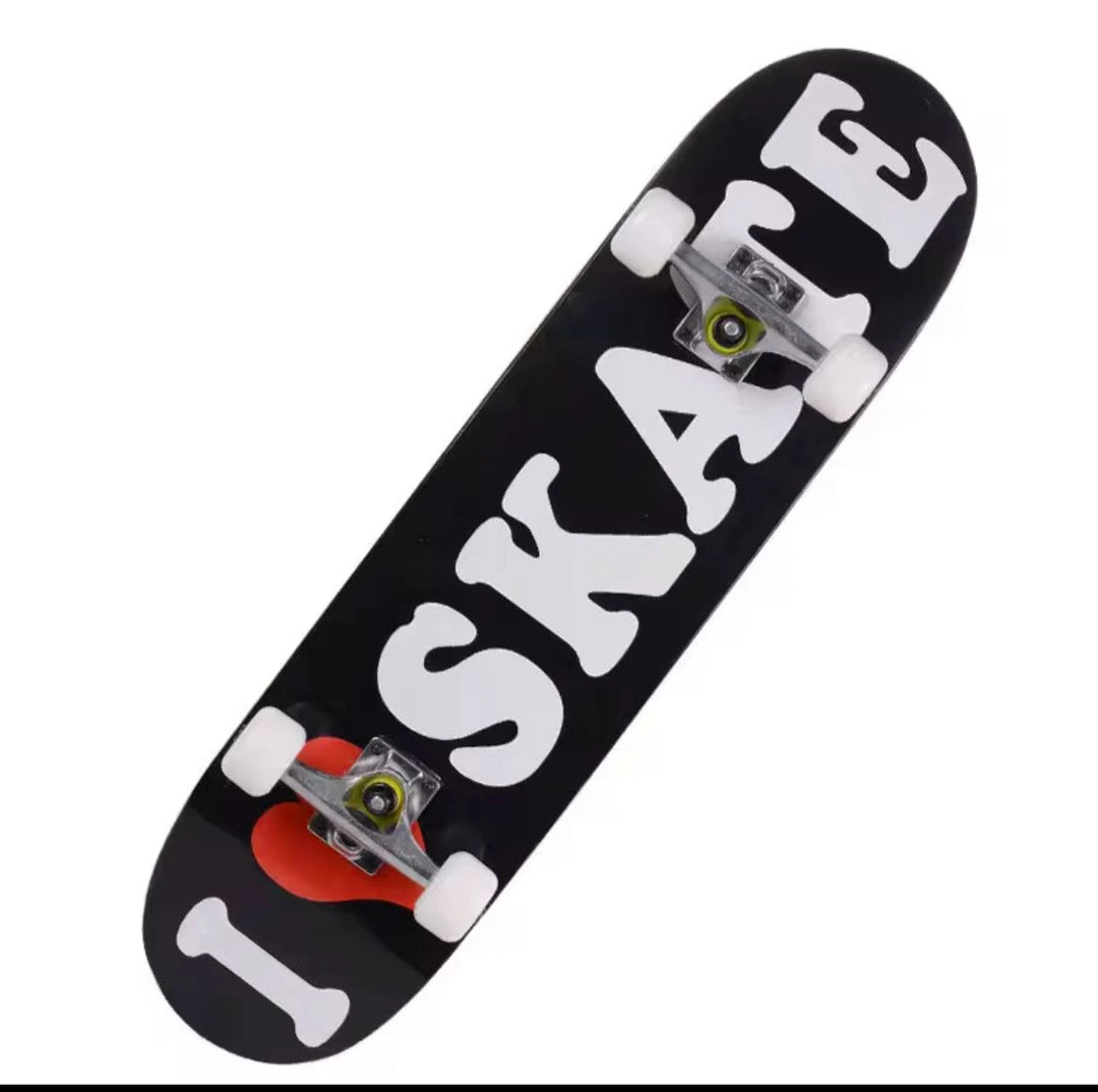 Skate Iniciante Infantil I Love Skate 50kg Abec-7