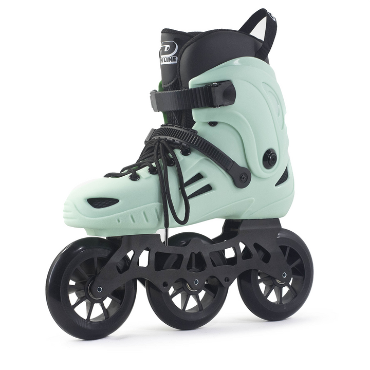 Patins Urbano HD Inline XT Verde Base Hibrida 110mm Abec-7