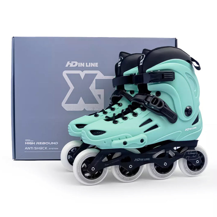 Patins Urbano HD Inline XT Verde Rodas 80mm Abec-9