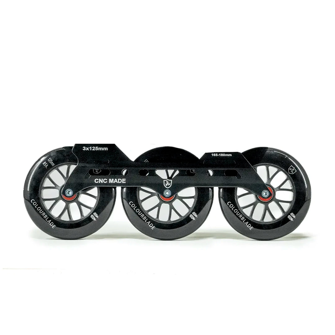 Traxart Roller Skate Base 125mm Hondar Wheels Pink 83a Abec-9