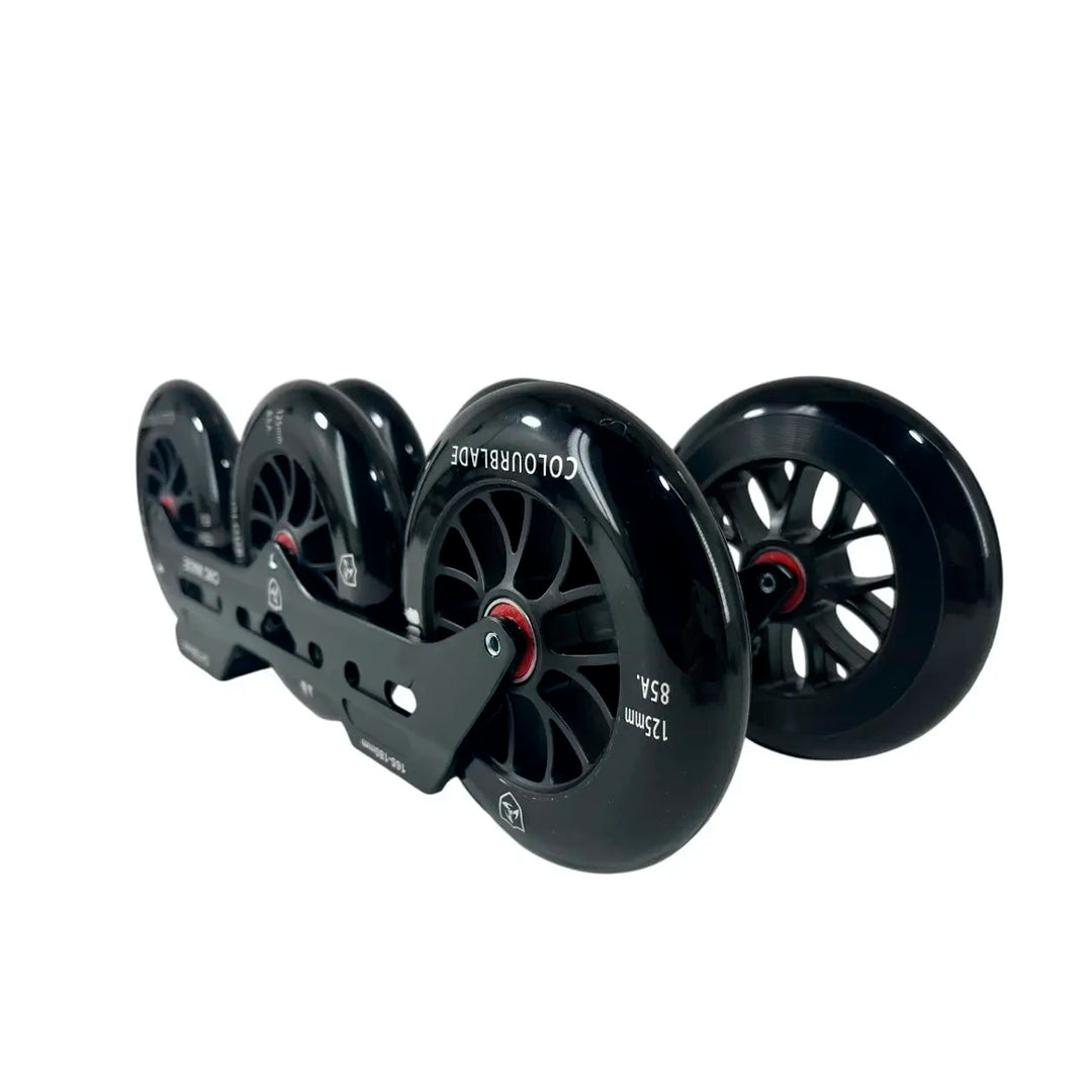 Traxart Roller Skate Base 125mm Hondar Wheels Pink 83a Abec-9