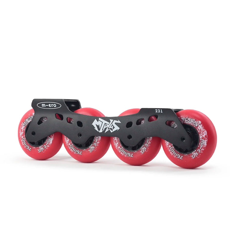 Complete Base Micro Skates wheels 76mm Red 88a Abec11