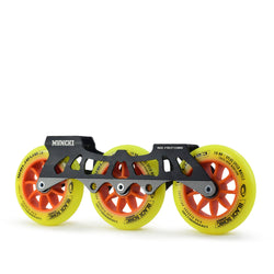 Base Hibrida Munchi com Rodas 110mm Canarian Black Sonic Summer 110mm Abec9