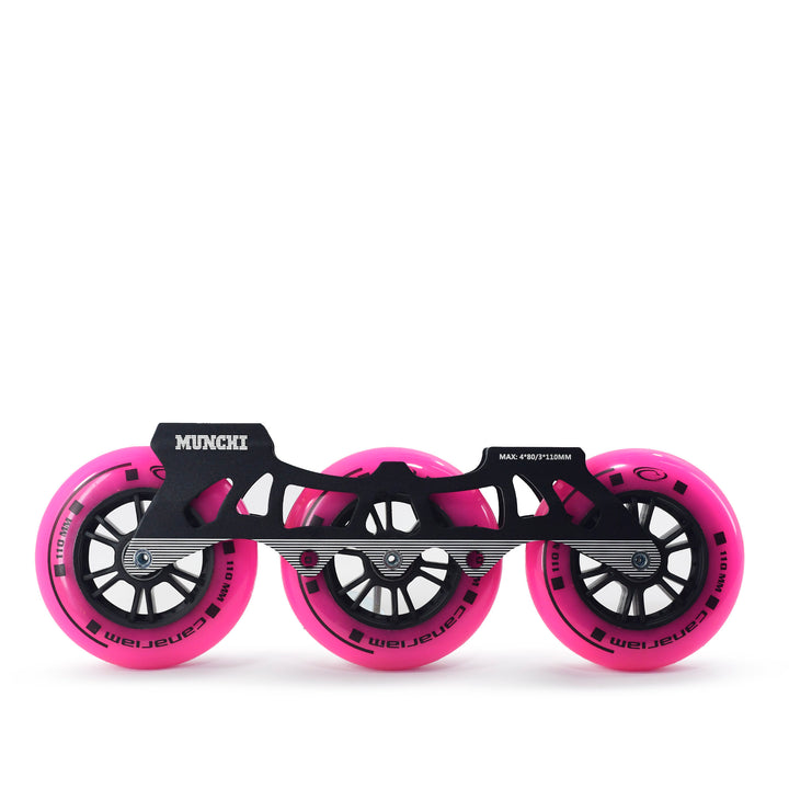 Munchi Hybrid Base with Wheels 110mm Canarian X-slide 85a 110mm Abec9