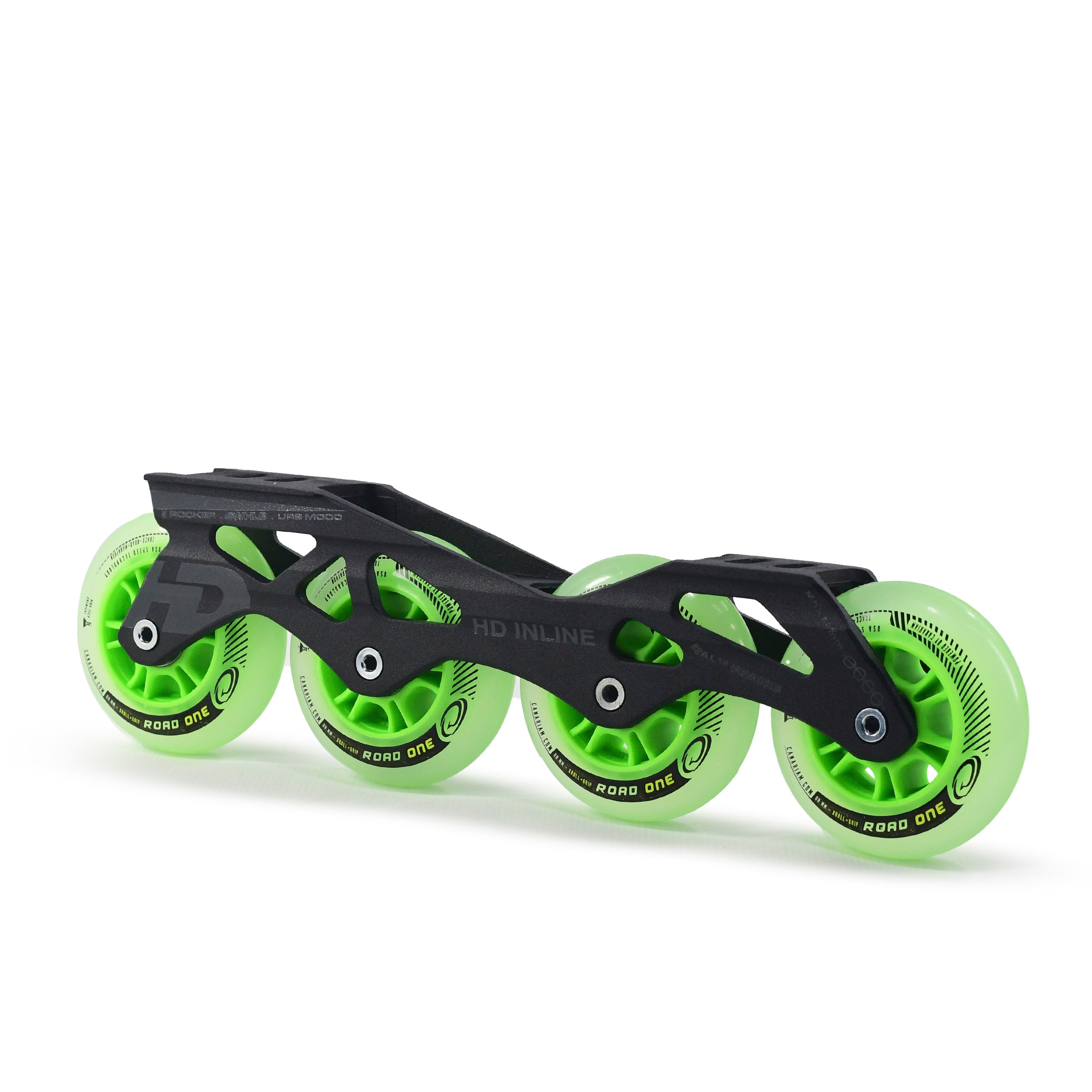 Base Skull com Rodas Canariam Road One 80mm dureza 86a Abec9