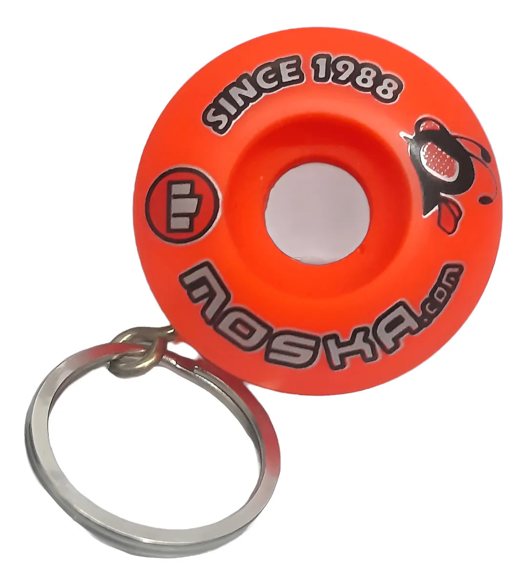 Porta Rolamento Chaveiro Roda Skate Moska 608zz 22x7mm Cores