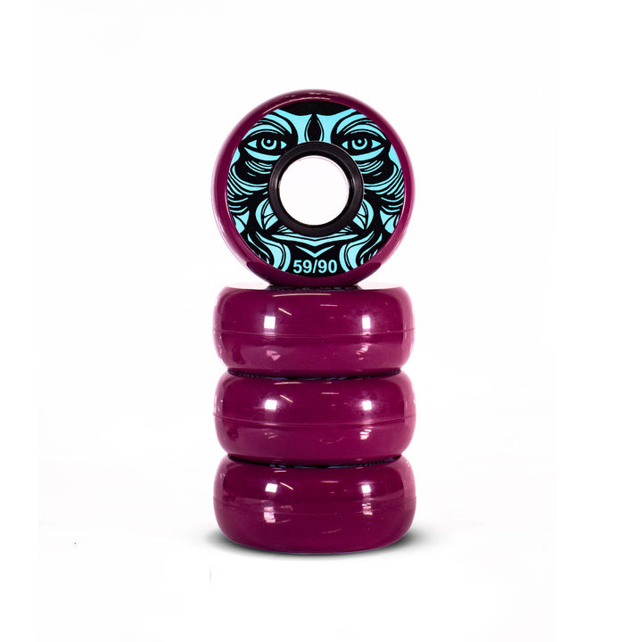 STREET KALTIK WHEELS SET 59MM/90A