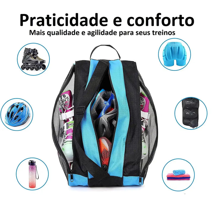 Carrying Bag for Inline Skates and Quad Go Roller Black