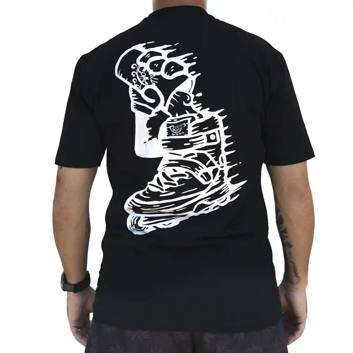 Camiseta Roller Coffee colab Mais Patins - Copo de brinde