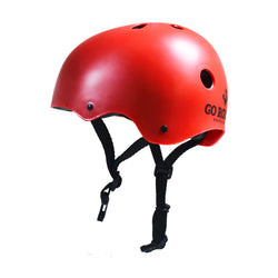 Capacete Para Patins Bike Patinete Skate Pro Go Roller Vermelho