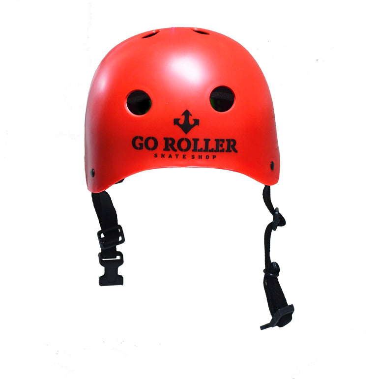 Capacete Para Patins Bike Patinete Skate Pro Go Roller Vermelho