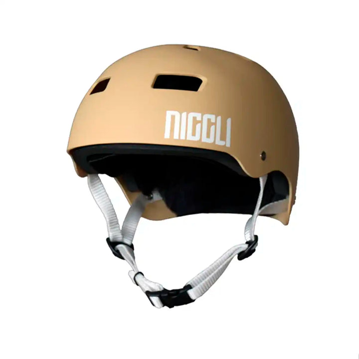 Capacete Niggli Pró Felipe Zambardino Bege