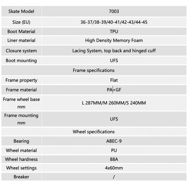 Patins Street Profissional Cougar 7003 4 Rodas 57mm Abec-11