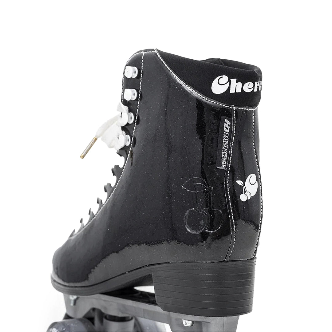 Quad HD Cherry Skates 4 Wheels Traditional Black Glitter