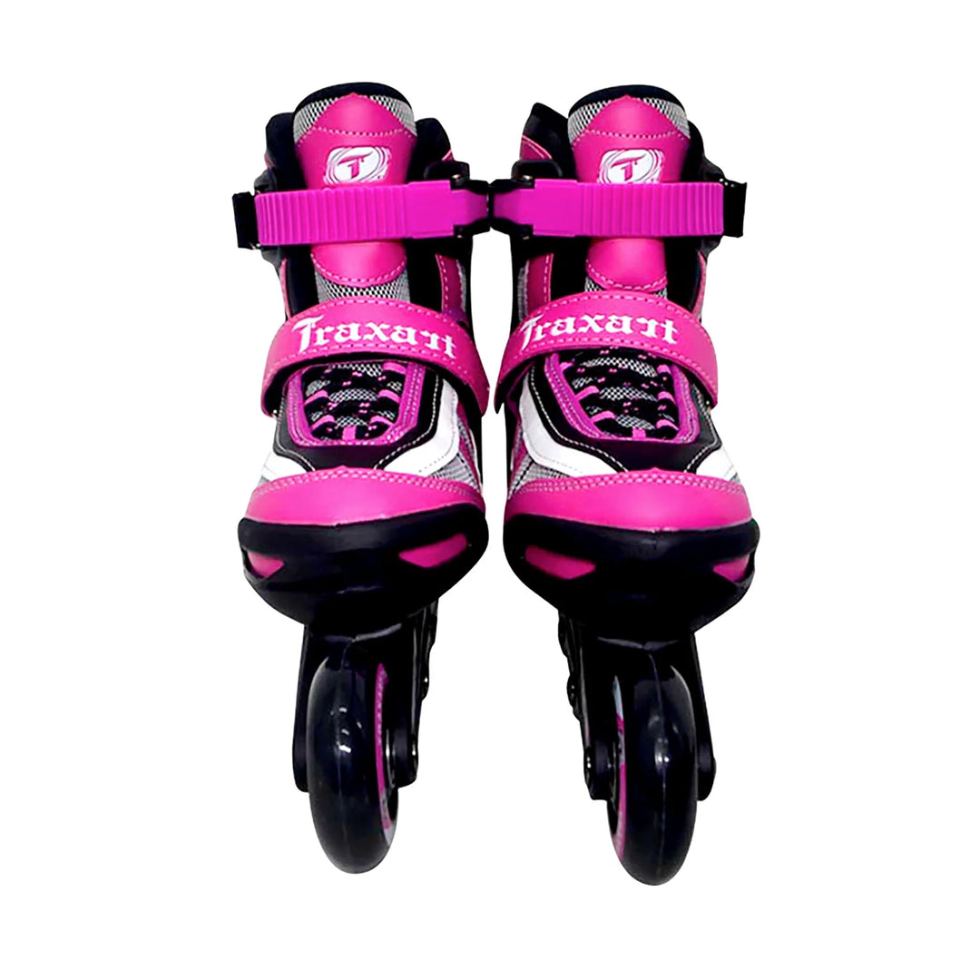 Patins Infantil Ajustavel Traxart Energy Rosa