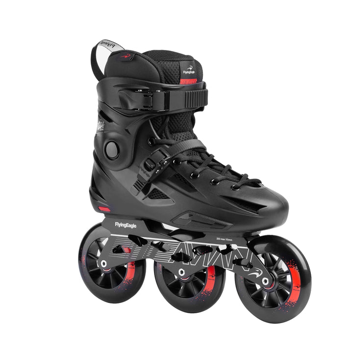 Patins Flying Eagle Avian T110 Preto 110mm SHR Abec-7 Cromo