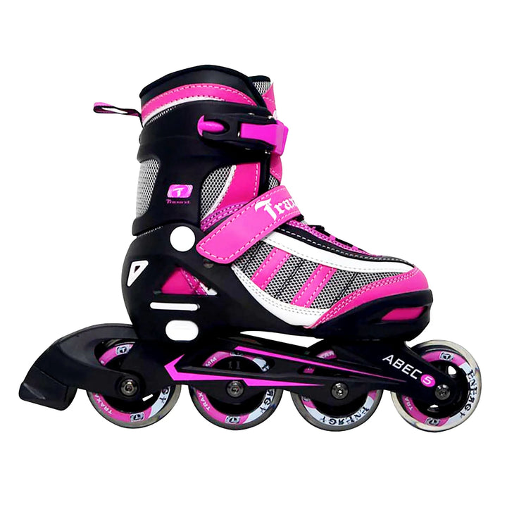 Patins Infantil Ajustavel Traxart Energy Rosa