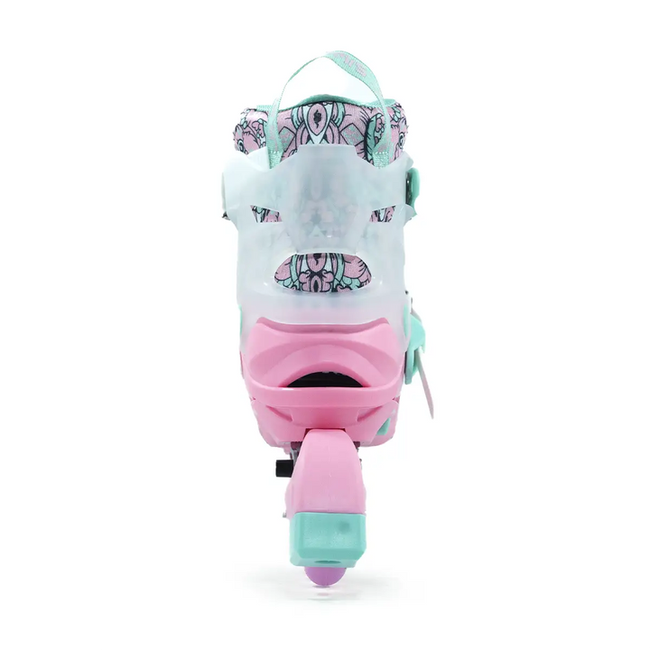 Patins Go Roller Infantil Ajustável Jiumis Pro Rosa Base Alumínio