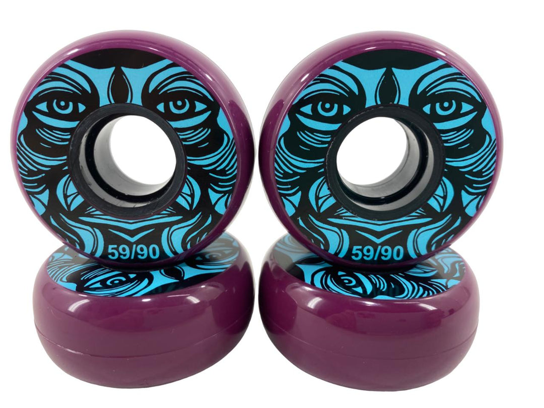 STREET KALTIK WHEELS SET 59MM/90A